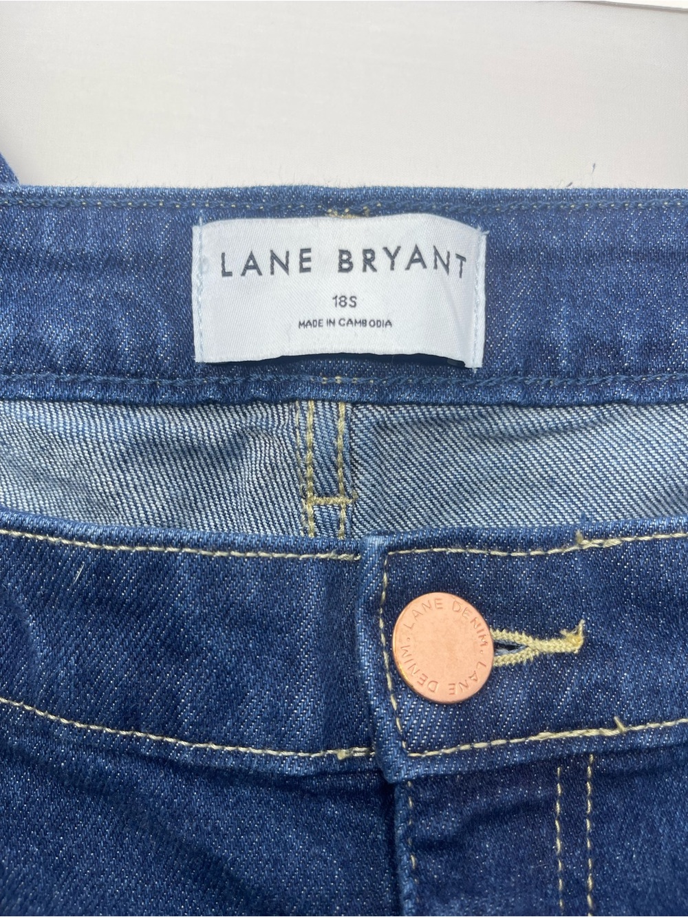 Lane Bryant Dark Blue High-Rise Denim Jeans